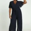 AVEC COL EN - Jumpsuit - Navy 1 AVEC COL EN - Jumpsuit - Navy -Sommerkleidung Für Damen 00f8601324a24877a89be63aea659165