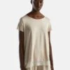 United Colors Of Benetton IN SUSTAINABLE ROUND NECK AND HIGH ON BOTT - T-Shirt Print - Beige 1 United Colors Of Benetton IN SUSTAINABLE ROUND NECK AND HIGH ON BOTT - T-Shirt Print - Beige -Sommerkleidung Für Damen 02a2468c1d3940bd8607abf1f1185319