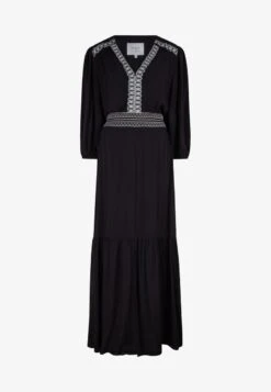 GEORGI FANCY TAPE - Maxikleid - Black -Sommerkleidung Für Damen 02c49153b88d4a88bb4edd960cc1f398