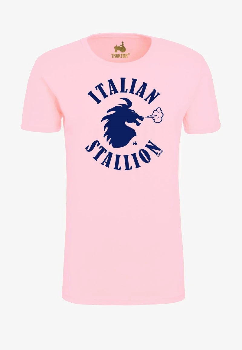 Logoshirt ITALIAN STALLION - T-Shirt Print - Rosa 3 Logoshirt ITALIAN STALLION - T-Shirt Print - Rosa