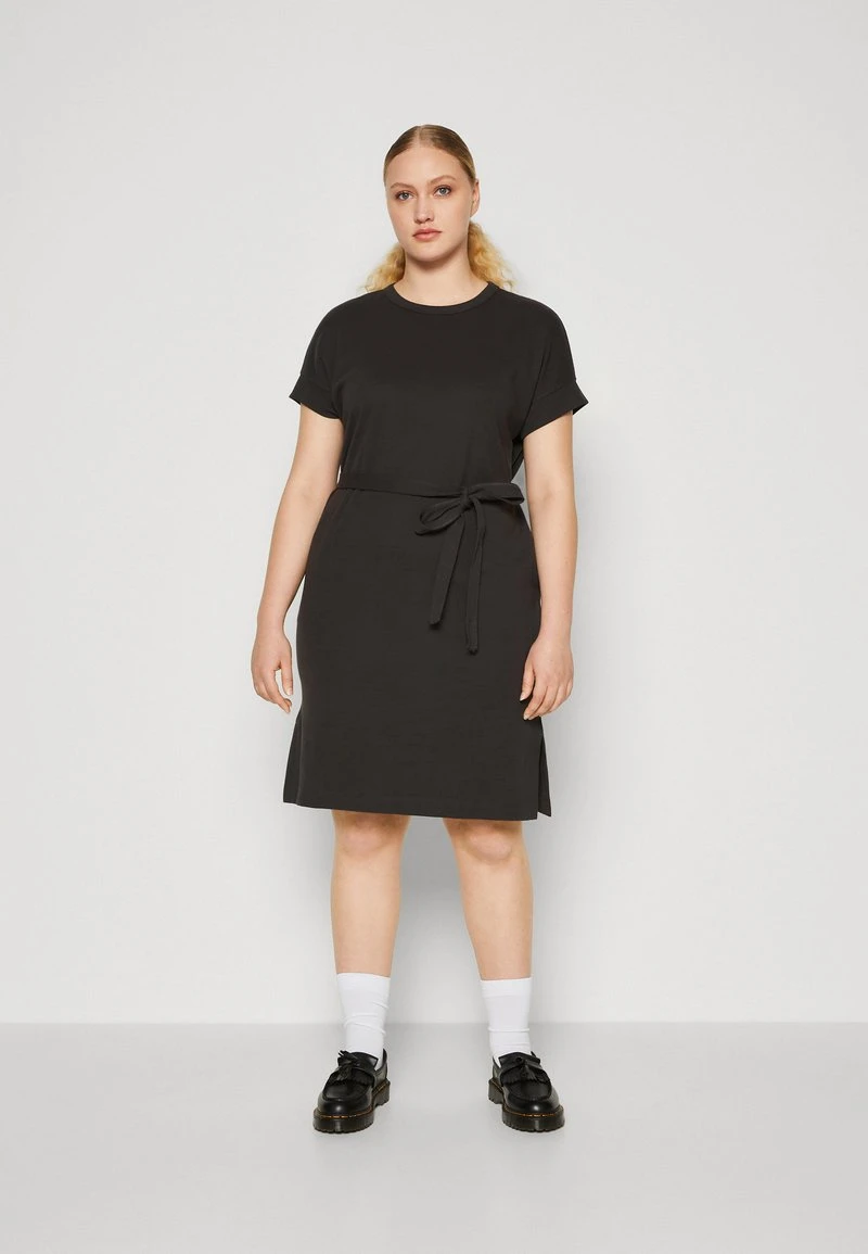 ONLY CARMAKOMA CARCAIA POCKET DRESS - Jerseykleid - Phantom 3 ONLY CARMAKOMA CARCAIA POCKET DRESS - Jerseykleid - Phantom