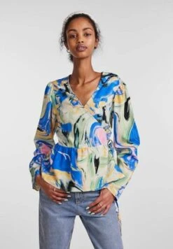 Pieces PCCARLA - Bluse - Brown Patina -Sommerkleidung Für Damen 05386b35cedc480a9cdaf7cda054d0e8