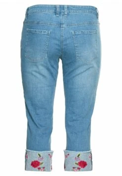 Sheego Jeans Shorts - Light Blue Denim -Sommerkleidung Für Damen 05d83bcaaa9246218b7e15f8e2859b79