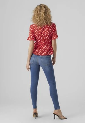 New Look FLORAL FRILL TIE FRONT - Bluse - White Pattern 5 New Look FLORAL FRILL TIE FRONT - Bluse - White Pattern – Bild 3