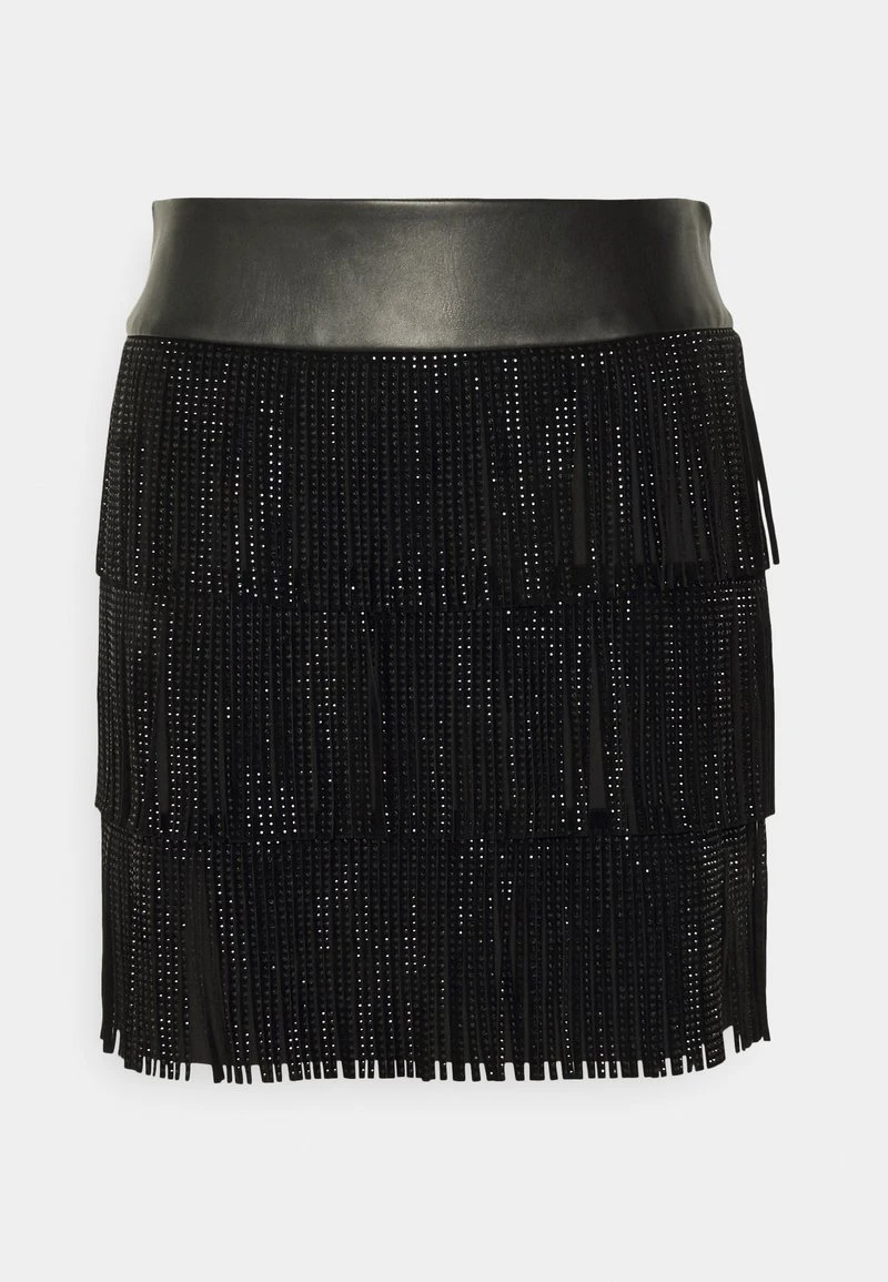 DKNY FRINGE SKIRT WAIST - Minirock - Black 7 DKNY FRINGE SKIRT WAIST - Minirock - Black – Bild 5