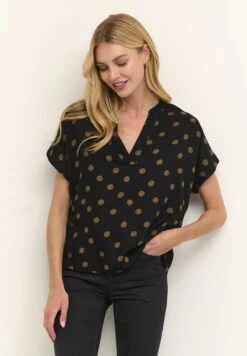 Kaffe KAANO - Bluse - Black With Dot