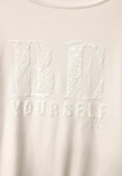 STREET ONE MIT STEINCHENWORDING - Langarmshirt - Weiß -Sommerkleidung Für Damen 09f4b466e1f54219bf5b622538d2a4b5