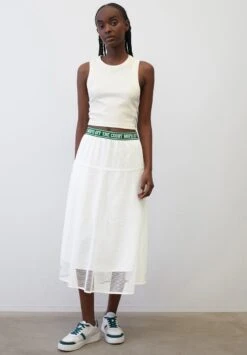 Marc O'Polo DENIM WADENLANGER MIT LOGO-GUMMI-BUND - A-Linien-Rock - Scandinavian White 9 Marc O'Polo DENIM WADENLANGER MIT LOGO-GUMMI-BUND - A-Linien-Rock - Scandinavian White -Sommerkleidung Für Damen 0a2d6747288a43d9872b63bfeee48964
