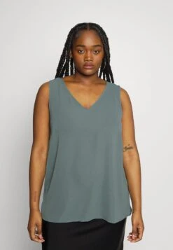 ONLY CARMAKOMA CARLUXMIE SOLID - Top - Balsam Green