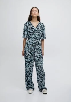 ICHI IHMARRAKECH AOP JS FL3 - Jumpsuit - Little Boy Blue Leo Print -Sommerkleidung Für Damen 0a867f3e133e4c1da13ff16487792633 1