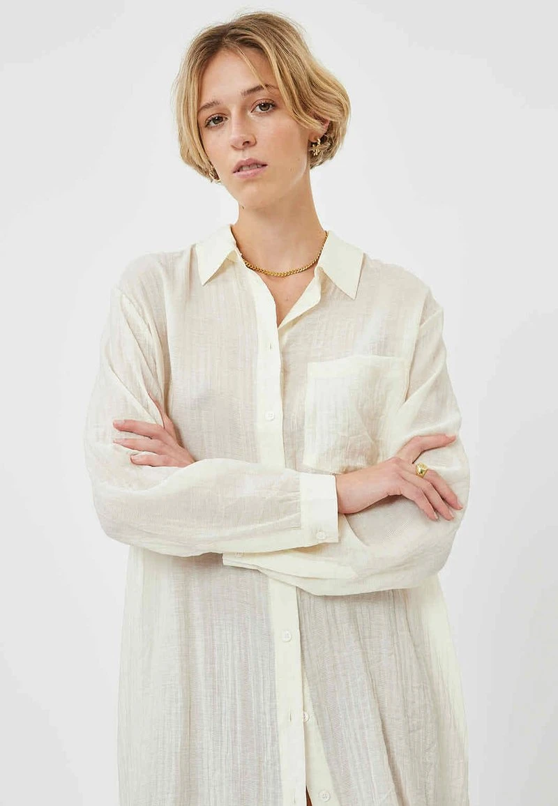 Minimum LYDIALINE - Blusenkleid - Broken White 3 Minimum LYDIALINE - Blusenkleid - Broken White