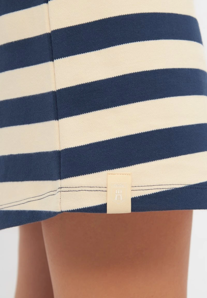 Derbe Jerseykleid - Navy 6 Derbe Jerseykleid - Navy – Bild 4