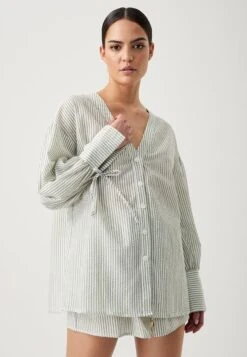 MIMMI - Bluse - Sage Stripe