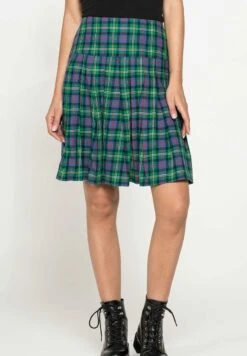 MODELLO CON STAMPA - A-Linien-Rock - Quadro Scozzese Verde