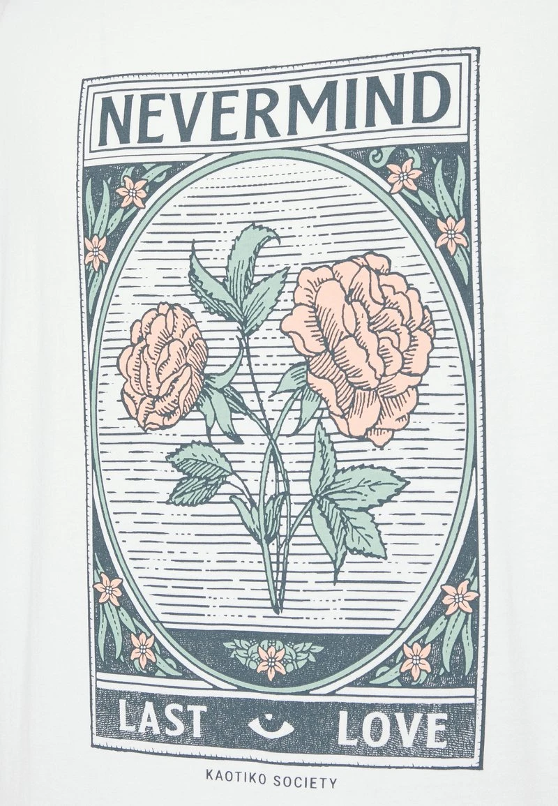 Kaotiko NEVERMIND UNISEX - T-Shirt Print - White 5 Kaotiko NEVERMIND UNISEX - T-Shirt Print - White – Bild 3