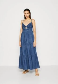 NEXT TENCEL PLAIT NECK TIERED - Jeanskleid - Blue 12 NEXT TENCEL PLAIT NECK TIERED - Jeanskleid - Blue -Sommerkleidung Für Damen 101d5e5bfa1c46b68a9ef871700a1e48