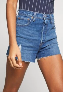 RIBCAGE - Jeans Shorts - Blue -Sommerkleidung Für Damen 10dc46313c9047c198d8d09609671c1c