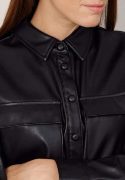 Hemdbluse - Schwarz -Sommerkleidung Für Damen 1132d629fa2b4ade8dafa578a88933df