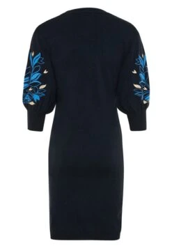 MEXX WITH EMBROIDERED SLEEVES - Strickkleid - Navy 12 MEXX WITH EMBROIDERED SLEEVES - Strickkleid - Navy -Sommerkleidung Für Damen 115af3ce20794db5b1b2359e2aa7e15d