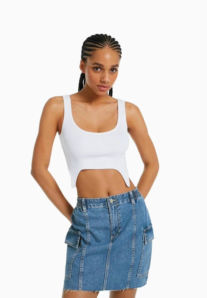 BERSHKA Minirock - Dark Blue 3 BERSHKA Minirock - Dark Blue