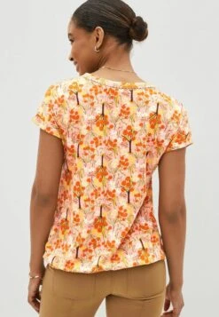 Next BUBBLE HEM STANDARD - T-Shirt Print - Pink Ditsy Oranges -Sommerkleidung Für Damen 128855b08fa64250bfe5573976e71fa4