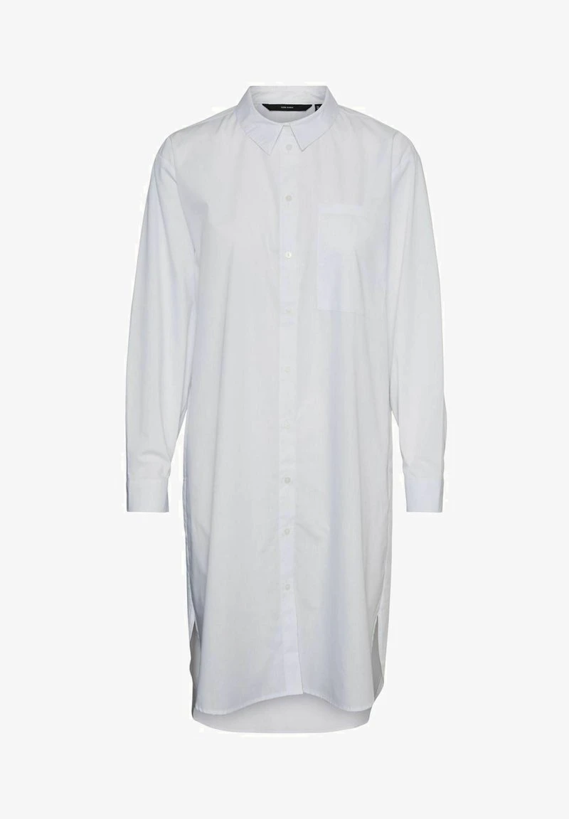 Vero Moda VMELLA LONG NOOS - Hemdbluse - Bright White 7 Vero Moda VMELLA LONG NOOS - Hemdbluse - Bright White – Bild 5