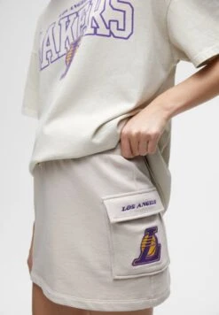 PULL & BEAR NBA LAKERS - A-Linien-Rock - Beige 11 PULL & BEAR NBA LAKERS - A-Linien-Rock - Beige -Sommerkleidung Für Damen 13d7c2057b3a4062b3f9bdfc5efc3ee0