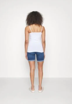 Vero Moda Tall VMSOPHIA BUTTON - Shorts - Dark Blue Denim -Sommerkleidung Für Damen 14eef57515fd429b905ee7f46b52fc84