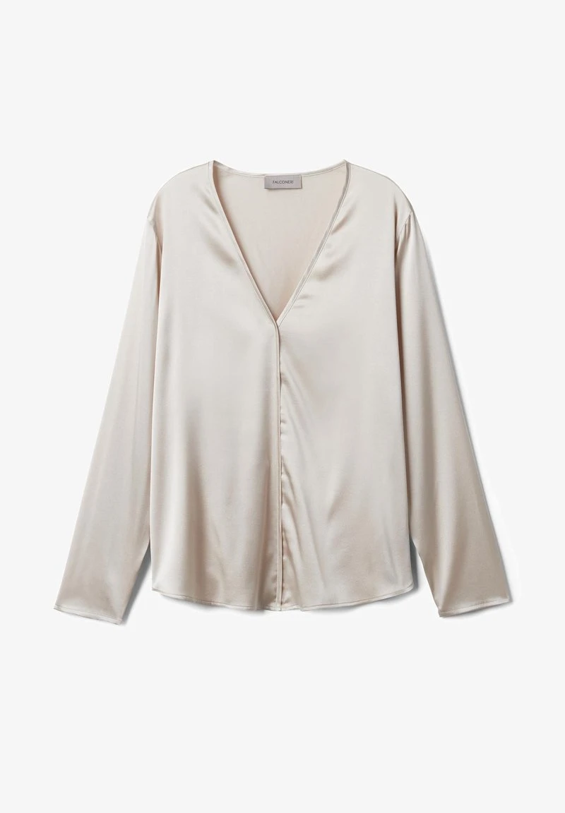 V-AUSSCHNITT - Bluse - Madreperla Light 8 V-AUSSCHNITT - Bluse - Madreperla Light – Bild 6