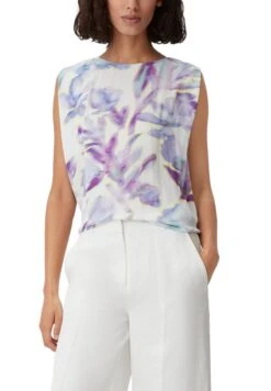 Comma Bluse - Weiß 13 Comma Bluse - Weiß -Sommerkleidung Für Damen 17421065dd3c496fa65aa9d92868a0c3