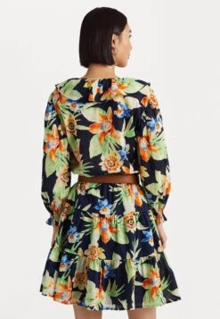 CEPORAH LONG SLEEVE DAY DRESS - Freizeitkleid - Navy Multi -Sommerkleidung Für Damen 17c6cac700024c2e891f8635aaebfe15 1