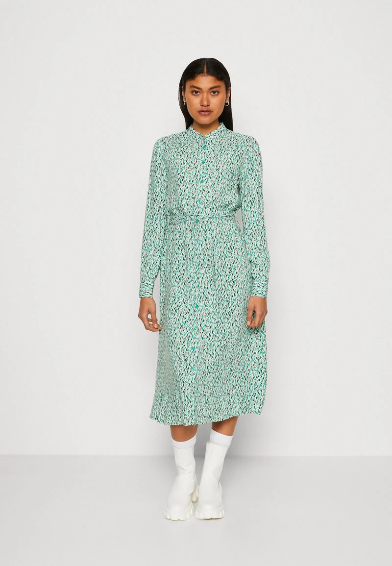 B.young JOSA SHIRT DRESS - Blusenkleid - Ming Green Mix 3 B.young JOSA SHIRT DRESS - Blusenkleid - Ming Green Mix