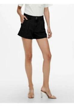 ONLY ONLDEBBIE LIFE - Jeans Shorts - Black Denim
