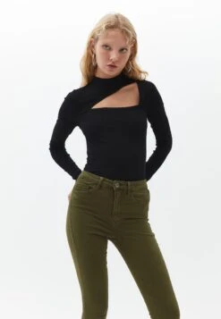 HIGH NECK WITH LONG SLEEVES - Langarmshirt - Reflecting Pond -Sommerkleidung Für Damen 1ae43a1ba3584f1696e4f4a49262542b