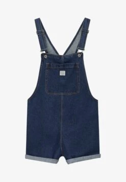 PULL & BEAR SHORT - Latzhose - Dark Blue Denim 12 PULL & BEAR SHORT - Latzhose - Dark Blue Denim -Sommerkleidung Für Damen 1d7c4fbb021b48f5bc39a4ee08ab8e11