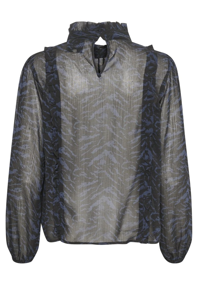 WENDY - Bluse - Black/ Dark Saphire Blue 8 WENDY - Bluse - Black/ Dark Saphire Blue – Bild 6