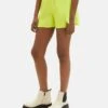 TOM TAILOR Denim MIT ELASTISCHEM BUND - Shorts - Neon Lime -Sommerkleidung Für Damen 1f1b71a63d0c42aa83495fbf7e00f5b8