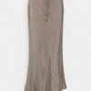 SKIRT ROMANELLA - Maxirock - Grey 1 SKIRT ROMANELLA - Maxirock - Grey -Sommerkleidung Für Damen 1fc81d61ad6e49ce8c65c02f73ae9d48