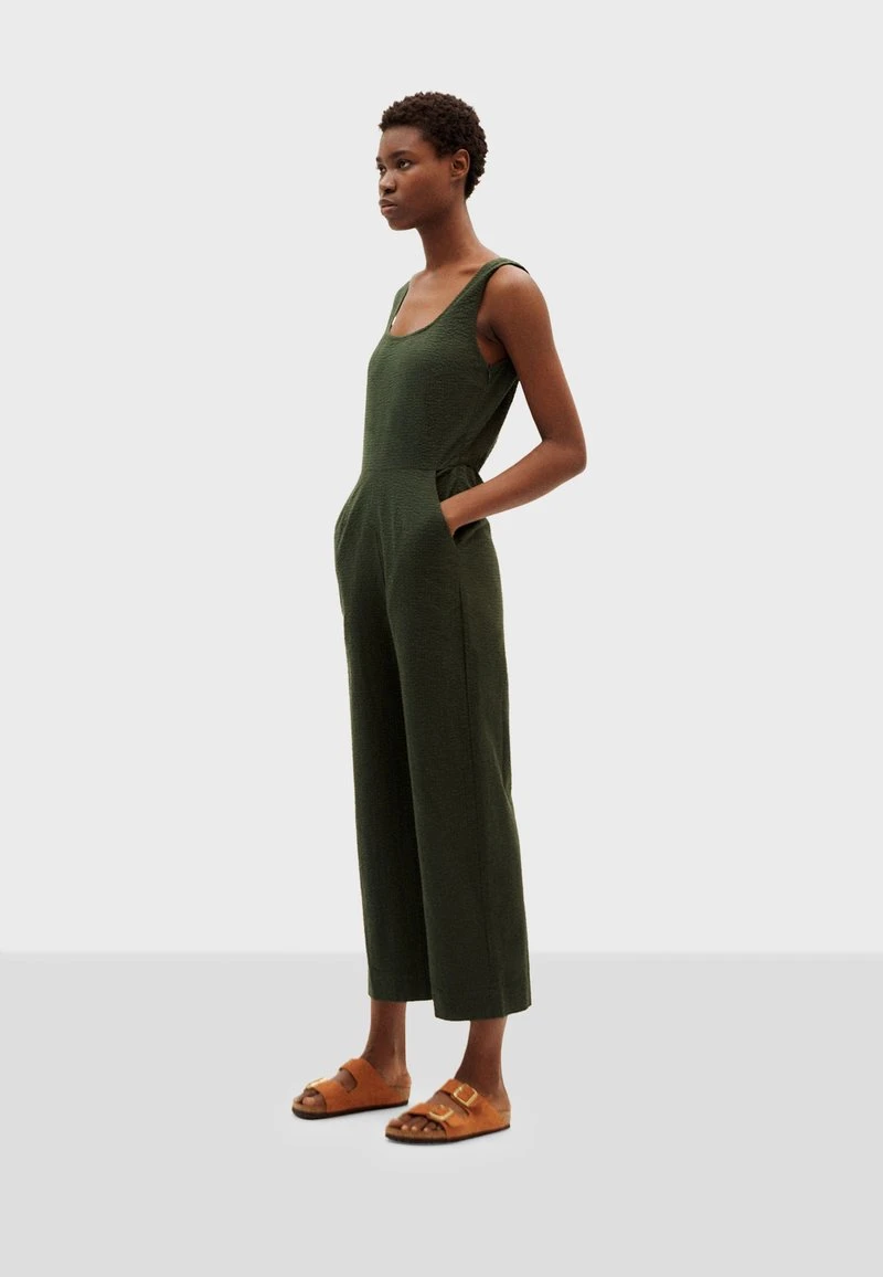 Thinking Mu RAFFLESIA - Jumpsuit - Dark Green 4 Thinking Mu RAFFLESIA - Jumpsuit - Dark Green – Bild 2