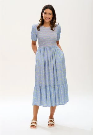 Koton FLORAL HEART NECK - Freizeitkleid - Blue 8 Koton FLORAL HEART NECK - Freizeitkleid - Blue – Bild 6