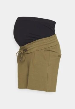 VMMEVA RUFFLE - Shorts - Dark Olive