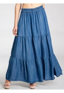 Faltenrock - Jeans Blau 11 Faltenrock - Jeans Blau -Sommerkleidung Für Damen 21c614d36aee4dd7bb5af340db6ecaf7