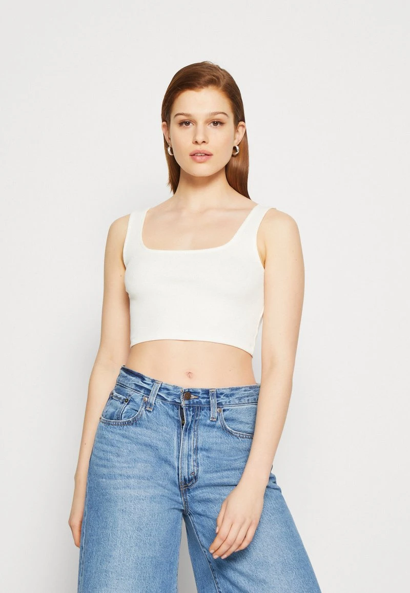 Even&Odd Top - Off White/dark Brown 4 Even&Odd Top - Off White/dark Brown – Bild 2