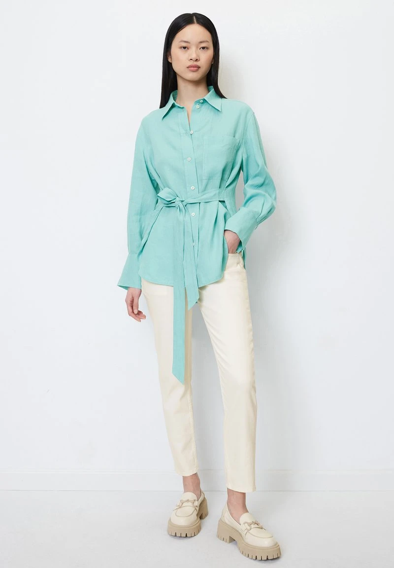 Marc O'Polo OVERSIZE - Hemdbluse - Sea Blue 4 Marc O'Polo OVERSIZE - Hemdbluse - Sea Blue – Bild 2