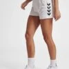 Hummel HMLCORE XK POLY - Kurze Sporthose - White -Sommerkleidung Für Damen 2614726229f04ff3968a8355cff563ab