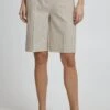 Fransa FRFAMIRA - Shorts - Oxford Tan Melange -Sommerkleidung Für Damen 263f2ba1cacd46469e0420516abc65eb