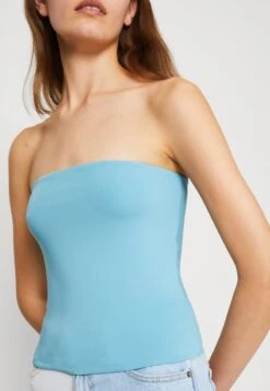 COTTON ON SCULPTED TUBE - Top - Kinetic Blue 13 COTTON ON SCULPTED TUBE - Top - Kinetic Blue -Sommerkleidung Für Damen 2652da0b715849c790270d989524255e