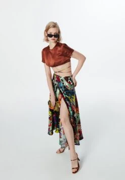 Twist CUT PATTERNED ENVELOPE - Wickelrock - Brown 11 Twist CUT PATTERNED ENVELOPE - Wickelrock - Brown -Sommerkleidung Für Damen 2770f1c3d7164b24a3cc0b542dd818b5