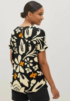 Next BOXY STANDARD - Bluse - Black Ecru White Floral 9 Next BOXY STANDARD - Bluse - Black Ecru White Floral -Sommerkleidung Für Damen 2791a8ffe17b4d02a7f25f8a6947119d