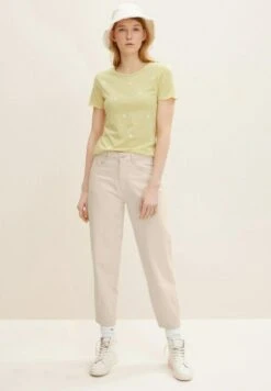 TOM TAILOR Denim T-Shirt Print - Soft Lime -Sommerkleidung Für Damen 28bffec4203e4d7fadb5437bb2c04601